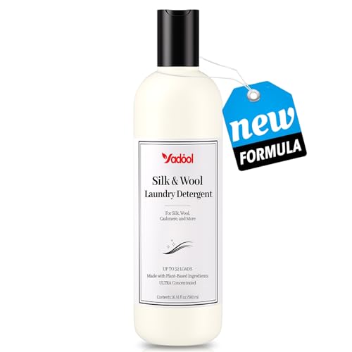 Image of Silk & Wool Laundry Detergent, Cashmere Detergent, Double Concentrated Cashmere Shampoo, Compatible With Silk, Wool, Cashmere Delicate Wash, Soft And Comfortable - 16.91 Fl Oz