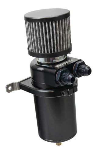 Image of Moroso 85414 Billet Breather Tank Catch Can, Dual Inlet, #8AN Male