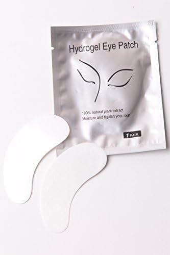 100 Pack Eye Gel Patches | Under Eye Eyelash Extension Patch | Eye Mask Beauty Tool | Perfect for Bags Under Eyes | Under Eye Gel Strips Contain Aloe Extract & Vitamin C