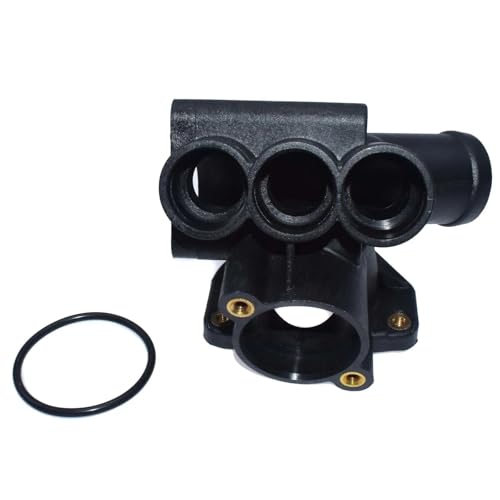 Image of Thermostat WOLFIGO Coolant Thermostat Housing For VW Golf For Jetta For Passat Corrado Eurvan automotive(021121117A)