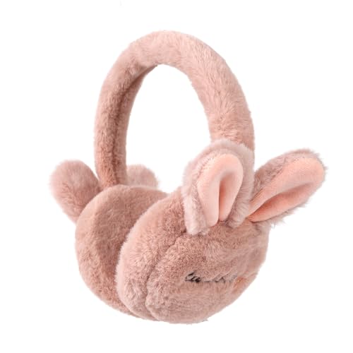 Surblue Cute Rabbit Kids Earmuffs Outdoor Ear Covers Headband Fur Earwarmer for Winter2
