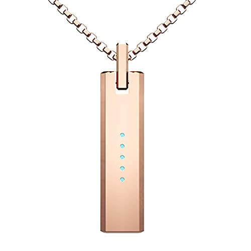 MIJOBS Necklace Compatible with Fitbit Flex 2 Band Stainless Steel Pendant Metal Accessory