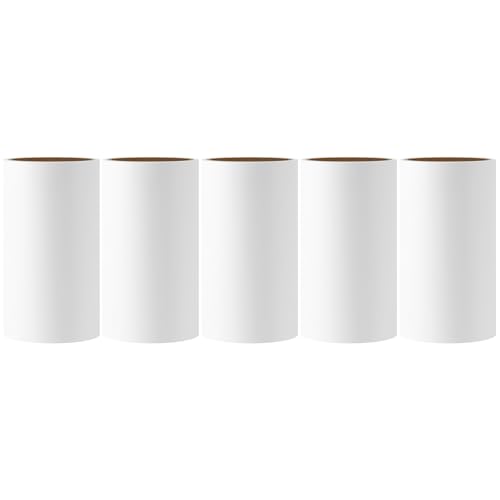 Image of 4.5 inch Lint Roller Refills Only for Spotty Jumbo Extra Sticky Adhesive Lint Roller Pet Cat & Dog Removal for Clothes and Furniture, Pack of 5 Refills, 300 Sheets Total