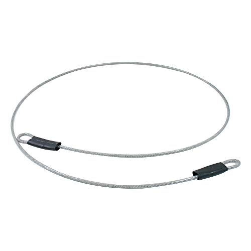 LitMavin Security Cable Lock with Double-Looped Ends, Flexible Braided Steel Cable for U-Lock