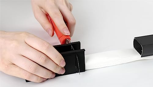 Ecfac Easy Up & Down Cordless Pleated Window Shades, 100% Blackout Window Blinds, 36In X 64In (Fits Window Width30''-36''), Easy Trimming & Installing (Black,2Pcs-Pack) #TOP3