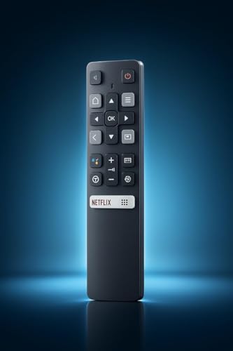 Image of Sadhwanis Compatible Remote Control for TCL & iFFALCON Smart Android TV RC802V Model | Replacement for TCL 4K UHD FHD QLED LED TVs | No Voice Command