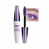 White Volume Lash Mascara, 5D Silk Lash Colored Mascara Waterproof Long Lasting Eyelash Smudge-Proof Volume Lengthening, Defining, Curling, Color Lash Party Stage Use, #05