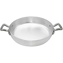 Pentole Agnelli Family Cooking Aluminium Omelette Pan With 2 Handles, Diameter 22 Cm.