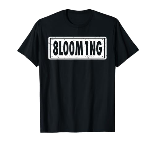 Gardener - Blooming License Plate - Funny T-Shirt