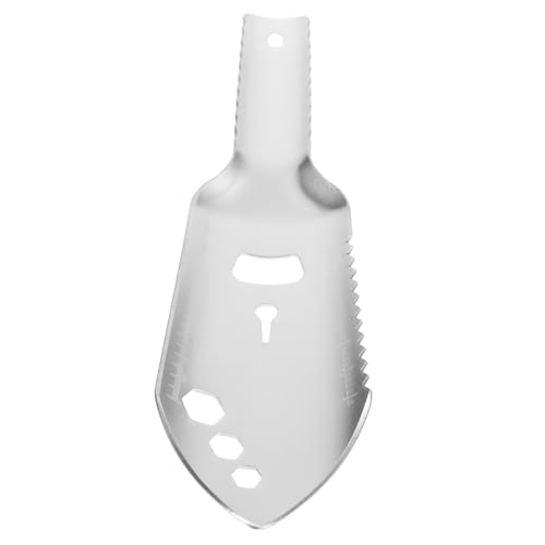 BEBEMOKO 1set Multi-Functional Shovel Portable Metal Hand Shovel for Camping Hiking Gardening and Outdoor Activities - Design Lightweight