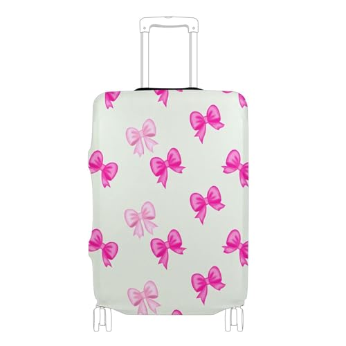 Joisal Pink Bows Pastel Luggage Protector Custom Suitcase Covers Personalized Travel Accessories for Women Floral, XL, Fits 29-32 Inch Case