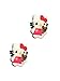 2 abalorios para zapatos de peluche de Hello Kitty para pulseras Crocs y Jibbitz
