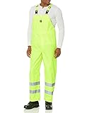 Viking Open Road 150D Hi-Vis Waterproof Rain Bib Pants, Green, XL