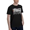 TZVEHAFYA Men's Callboys Music Band Electric Cotton T-Shirts Stylish Prints Crewneck Classic Short-Sleeved Shirt Stress-Free for Daily Commuting Black L #1