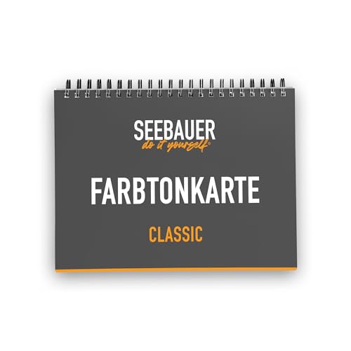 SEEBAUER diy Farbtonkarte CLASSIC 500 Farbtöne Farbmusterkarte für Innenfarben Fassadenfarben und Lacke