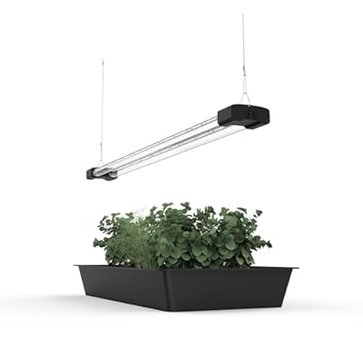 BoostGro 3FT LED Succulent Terrarium Plant Grow Light Linkable Full Spectrum Daylight with Enhanced 660nm Red and 450nm Blue LightTech Indoor Lighting Fixture (3 FT)