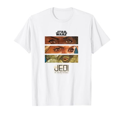 T-shirt Star Wars High Republic Jedi Eyes imprimé graphique haute définition