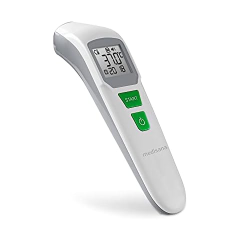 medisana TM 762 digitales Stirnthermometer Fieberthermometer für Babys, Kinder und Erwachsene mit visuellem Fieberalarm, Speicherfunktion und Messung von Flüssigkeiten Cover