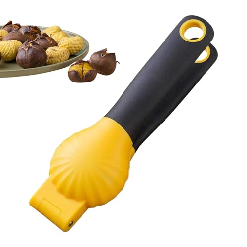 栗クリップツール - 高耐久ステンレススチール栗クリップナットクラッカー | ドライフルーツシェル ポータブルナットオープナー 多機能キッチンツール クルミ用