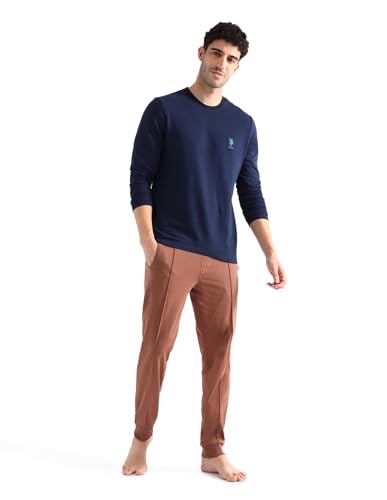 Image of U.S. Polo ASSN. Mens OEE05 Pure Cotton Oversized Lounge T-Shirt
