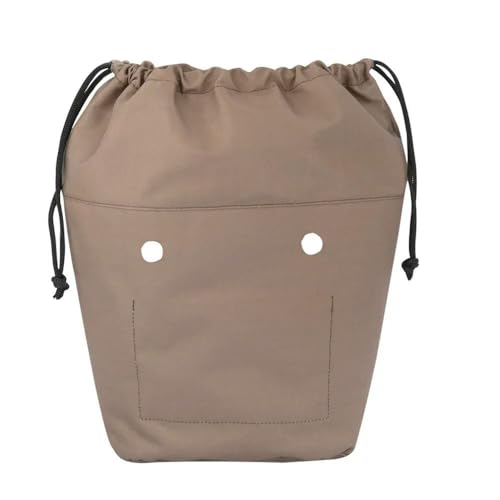 QIUMING Bolsa Interior de Gran Capacidad para Mini-Bolsas Obag Grandes, clásica, con cordón Ajustable, Interior de Microfibra de Colores para Bolsas O Bag.