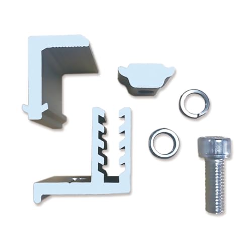 Abrazadera de extremo ajustable para panel solar contra viento fuerte 6