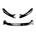 Kompatibel für BMW 1er F20 F21 LCI 116i 118i 120i M135 M140i 2015 bis 2019 M-Pack Style 3-teiliges Auto-Frontstoßstangen-Lippenspoiler-Bodykit