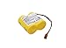 BCXY Replacement Battery for Cutler Hammer A06 Control, A06 Series PLC Controllers, A06B0073K001, A06B-0073-K001, A98L00010902, A98L-0001-0902, Fanuc A06 Series programmable Logic Controllers