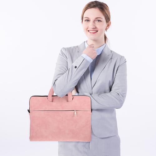 Bolso para portátil de 15.6 pulgadas rosa para mujer miniatura 2