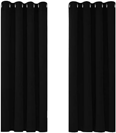 Deconovo Blackout Curtains Bedroom Super Soft Thermal Insulated E...