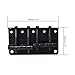 ZUXOCY 4 String Bass Bridge Assembly, 4 String Vintage Bass Bridge for 4 Strings Electric Bass Guitar 2 Colors to Choose