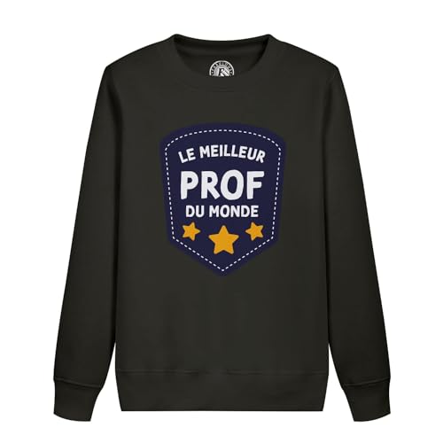 Sweatshirt enfant Le Meilleur Prof du Monde pour valoriser l'éducation