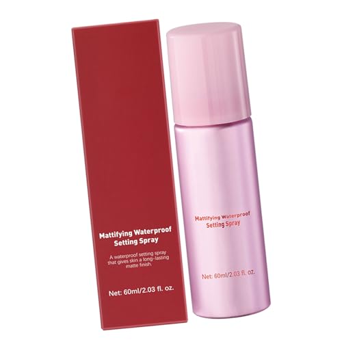 Nawwgy Long Lasting Matte Makeup Setting Sprays Hydrating Mists for Various Skin Type Waterproof Oil Control Setting Mists Effect Waterproof Matte Makeup Setting Spray That is not Easy to Smudge