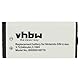 vhbw Akku kompatibel mit Nintendo DSi, NDSi Spielekonsole (840 mAh, 3,7 V, Li-Ion)