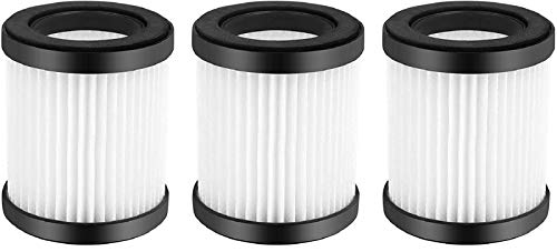 Ersatz-HEPA-Filter kompatibel mit MOOSOO XL-618A und GeeMo G201 Akku-Staubsauger, Filterelement (3 Stück, 6 Stück) (3PC)
