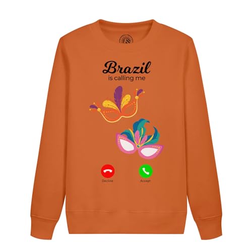 Sweatshirt Enfant Brazil is Calling Me idéal pour l'école et le sport