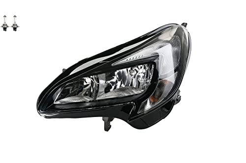 Johns, Scheinwerfer passend für Opel Corsa E 09/14- la. links + Leuchtmittel