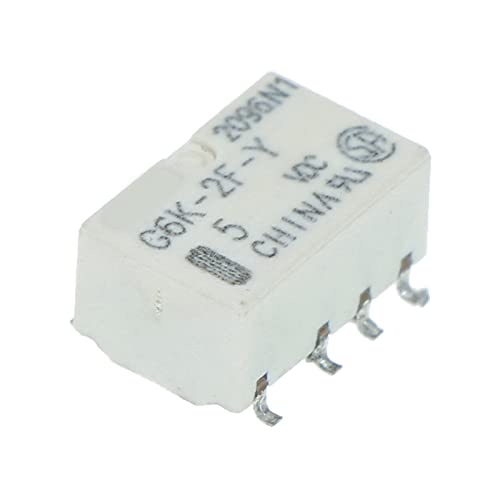 Relé de señal G6k-2f-y DC 5V SMD de 8 pines componentes de conmutación 5 piezas 2