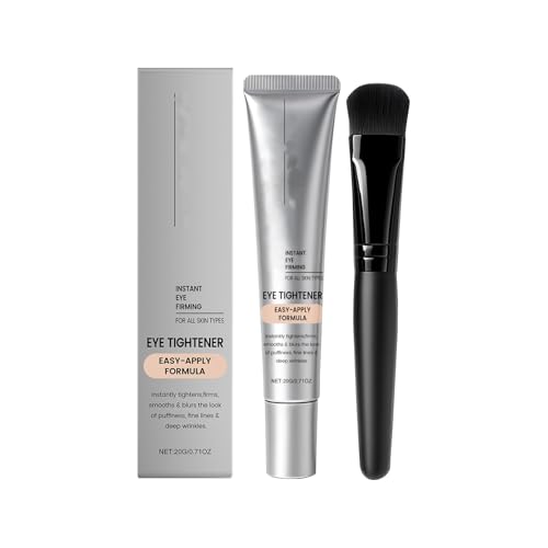 Sofort straffende Augencreme (mit Pinsel), 20 g – Glättet die Haut um die Augen sichtbar, reduziert Schwellungen und Fältchen, lässt sich leicht auftragen, mildert Augenringe und wirkt