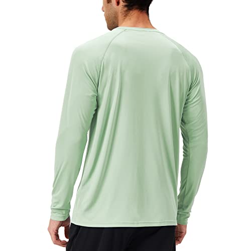 Image of NAVISKIN Men's Rash Guard Shirts Swim Shirts UPF 50+ UV Sun Protection Long Sleeve Shirts Lightweight Quick Dry