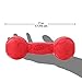 Nerf Dog 7in Bash Squeak Barbell - Red, Dog Toy