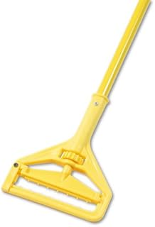 UNS620 Quick Change Side-Latch Plastic Mop Handle, 60in, Aluminum Handle, Yellow