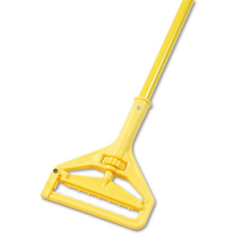 Uns620 Quick Change Side-Latch Plastic Mop Handle, 60In, Aluminum Handle, Yellow #TOP16