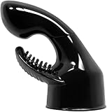 Fashionable and Trendy Massage Wand Attachment, Soft Silicone Head Cover, Increases Quality of Life,1.77-inch Inner Diameter, Fit for Hitachi HV260270280 (Black, E)