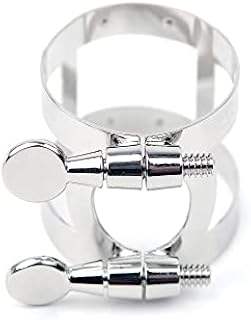 D’Addario Woodwinds Rico Ligature, Bb Clarinet, Nickel Plated, Ligature Only - RCL1LN