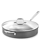 Emeril Hard Anodized 5-Quart Non-Stick Saute Pan with Glass Lid