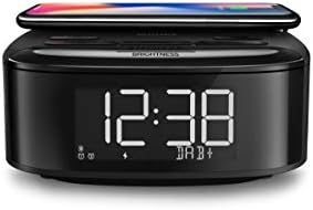 Philips Audio R7705/10 Clock Radio DAB+/FM Digital Radio (Bluetooth, Dual Alarm, Sleep Timer, Automatic Time Synchronization, Battery Backup, Alarm Clock with Wireless Charging)