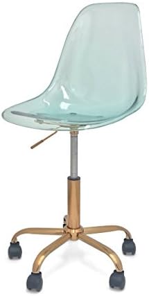 Amazon.com: Mainstays Acrylic Rolling Desk/Task Chair (Yucca) : Home ...