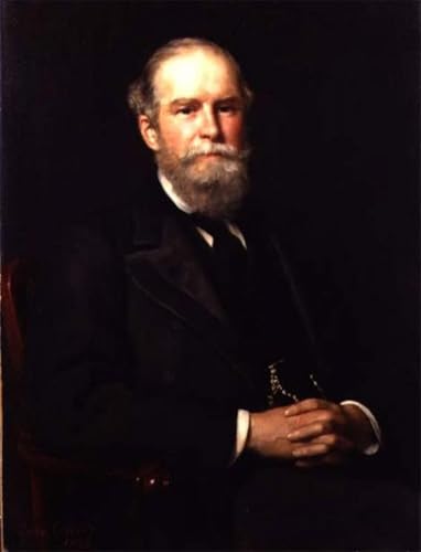 Affiche toile Sir John Lubbock, impression d'art portrait John Collier 60x90cm
