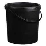 Seau en plastique avec couvercle et poignée en plastique, seau résistant 20 l